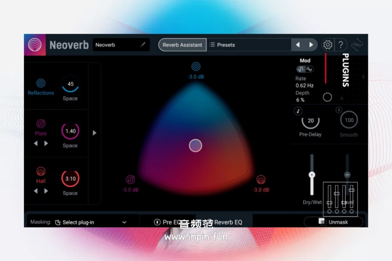 AI智能混响-iZotope Neoverb