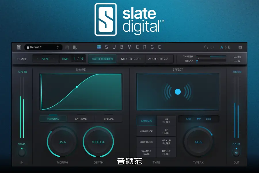 板岩自动侧链-Slate Digital Submerge
