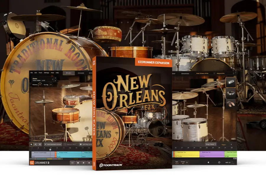 新奥尔良鼓-Toontrack New Orleans EZX