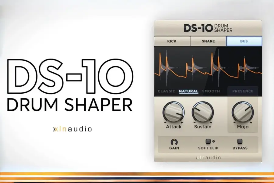 鼓瞬态塑形插件-XLN Audio DS-10 Drum Shaper