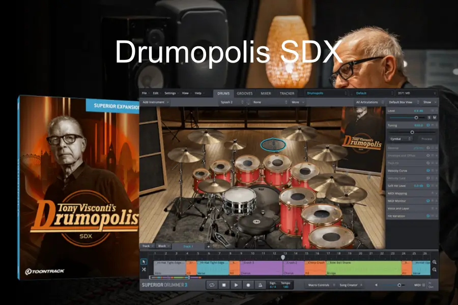 传奇摇滚鼓-Toontrack Drumopolis SDX