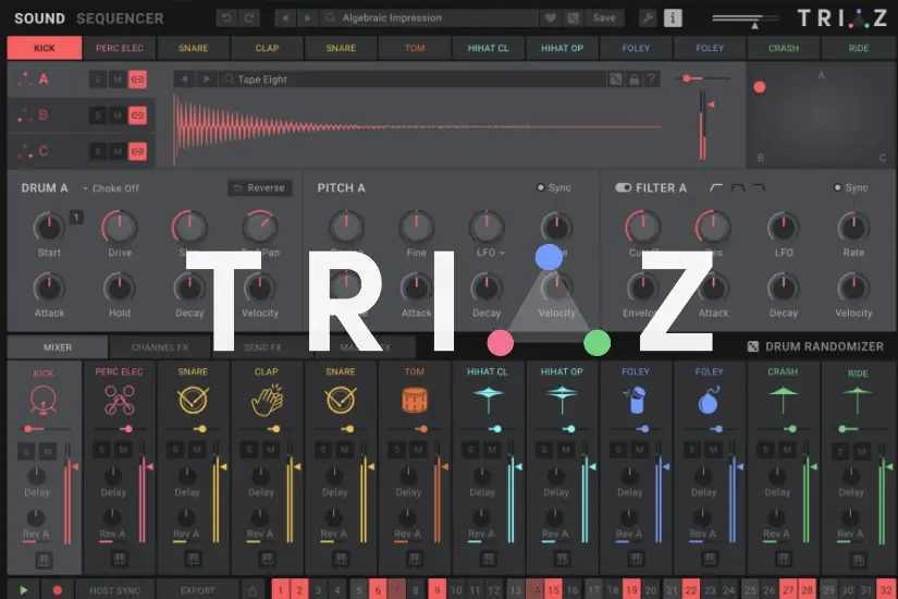 音色设计鼓机-Wave Alchemy Triaz