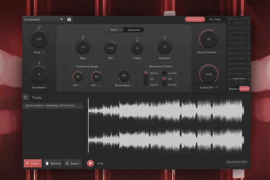 母带处理工具-Brainworx bx_mastering studio