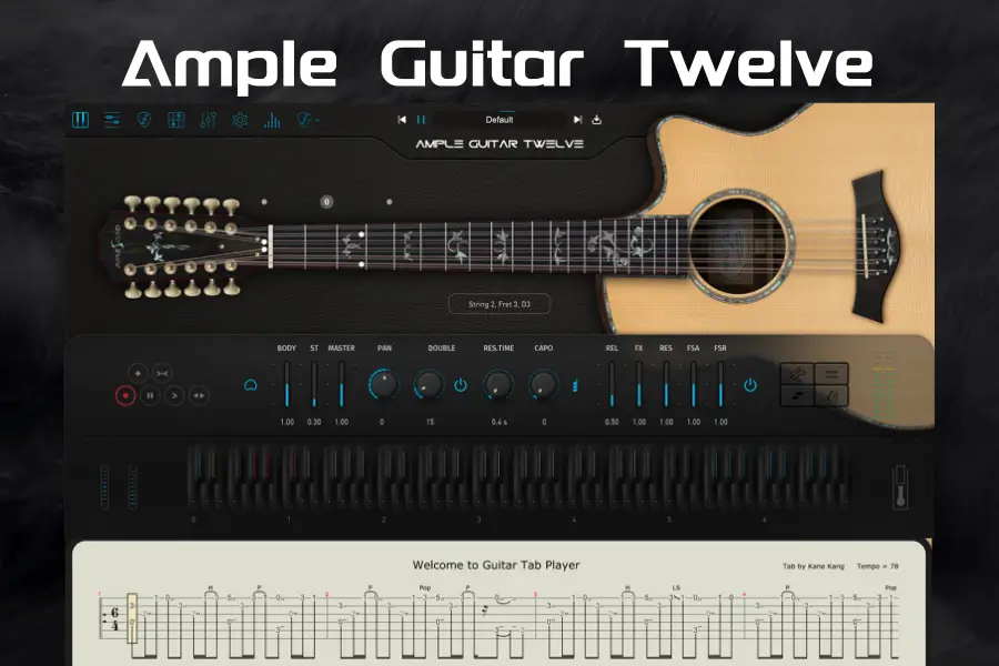 泰勒956CE 12弦吉他-Ample Sound Ample Guitar Twelve (AG12)