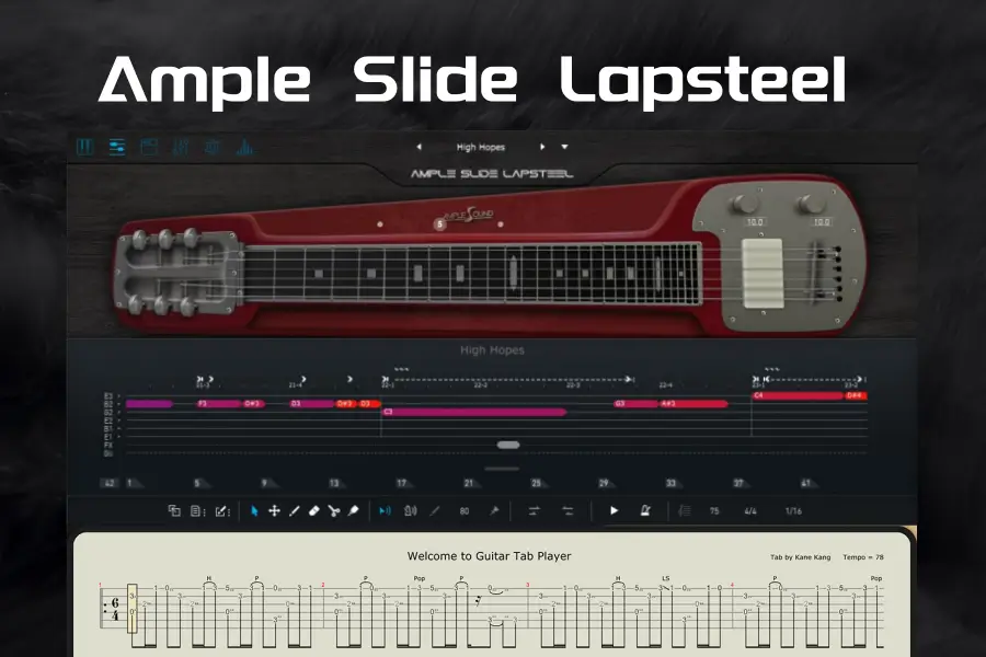 滑棒吉他-Ample Sound Ample Slide Lapsteel