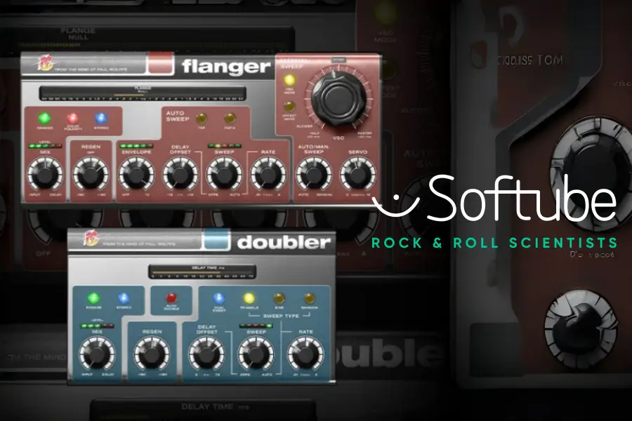 镶边和倍增器-Softube Fix Flanger and Doubler
