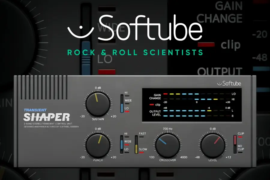 双频段瞬态塑形插件-Softube Transient Shaper