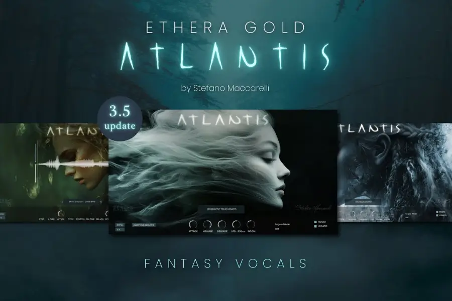 亚特兰蒂斯人声3-Zero-G Ethera Gold Atlantis 3.5 KONTAKT