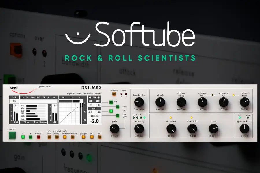 全功能母带处理器-Softube Weiss DS1-MK3