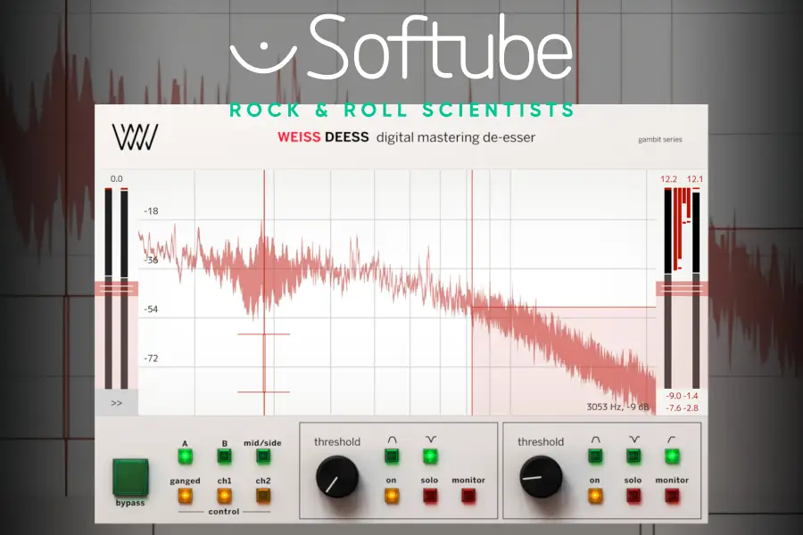 双频段母带级去齿音插件-Softube Weiss Deess