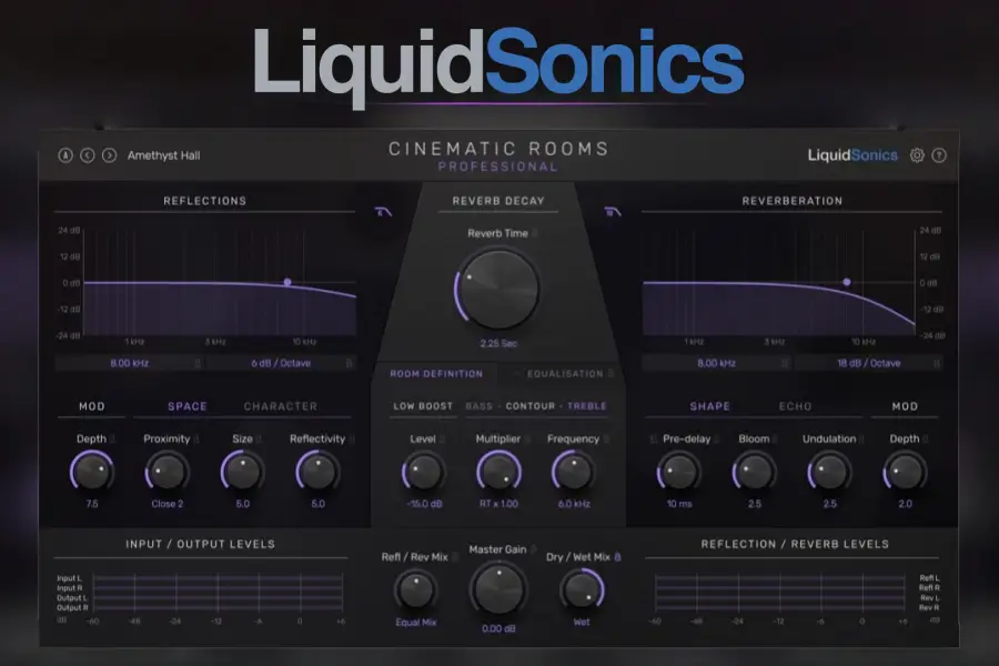 影视游戏空间混响-LiquidSonics Cinematic Rooms Pro 直装版