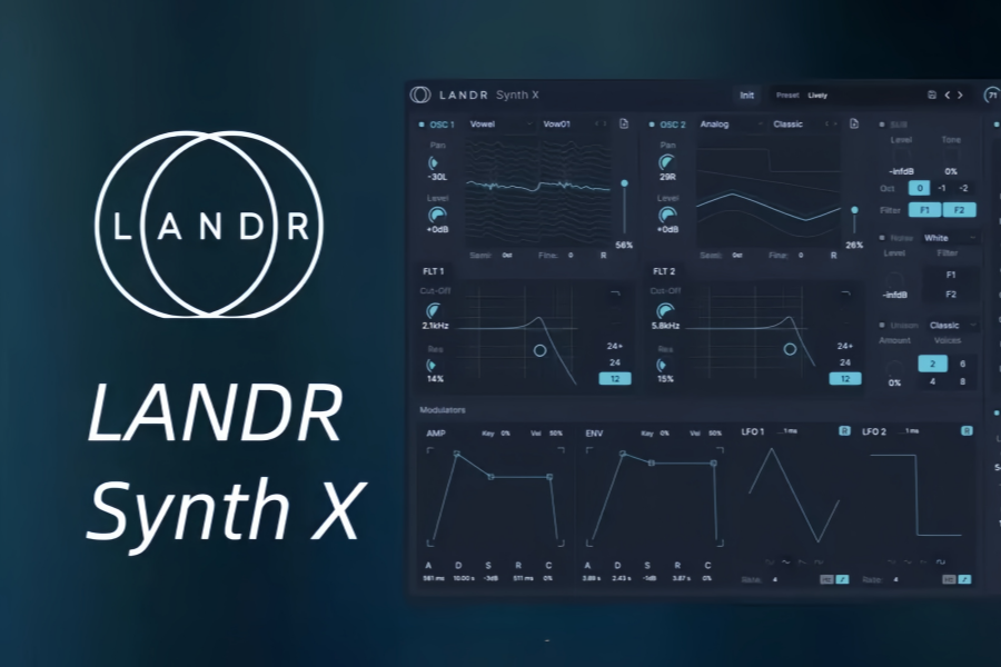 波表合成器-LANDR Synth X