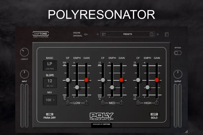 滤波器-DSPTone POLYRESONATOR