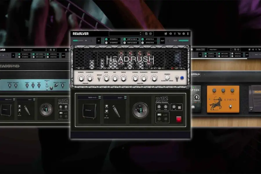 吉他贝斯音色克隆效果器-HeadRush Revalver Suite
