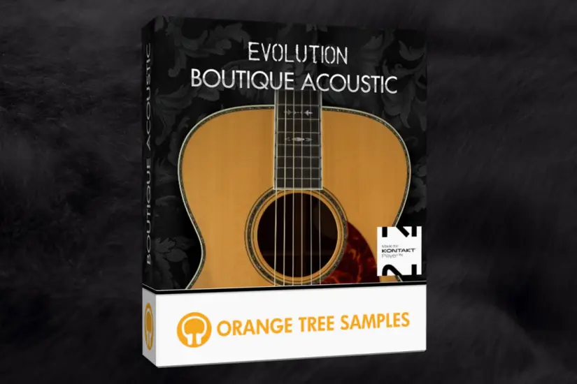 指弹钢弦原声吉他-Orange Tree Samples Evolution Boutique Acoustic KONTAKT