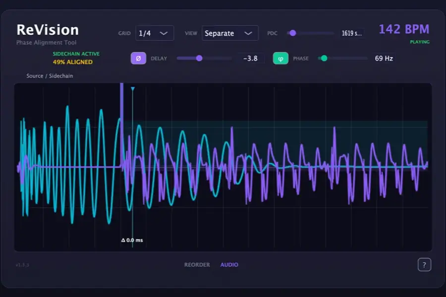 底鼓贝斯相位矫正-ReOrder Audio ReVision