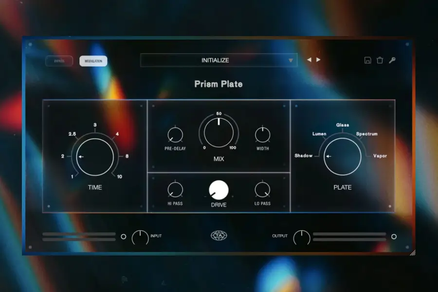 板式混响-Teletone Audio Prism Plate