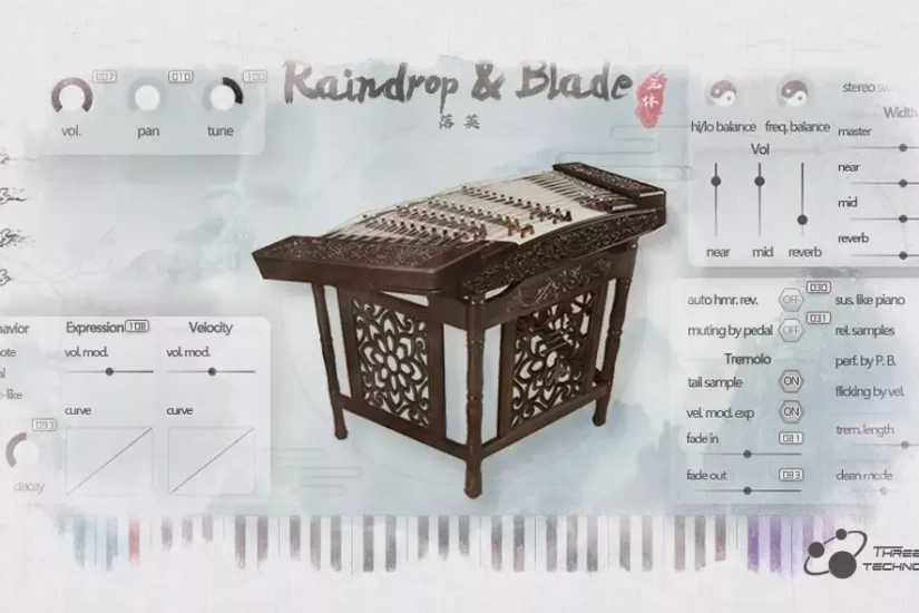 三体落英扬琴 Three-Body Technology Raindrop & Blade