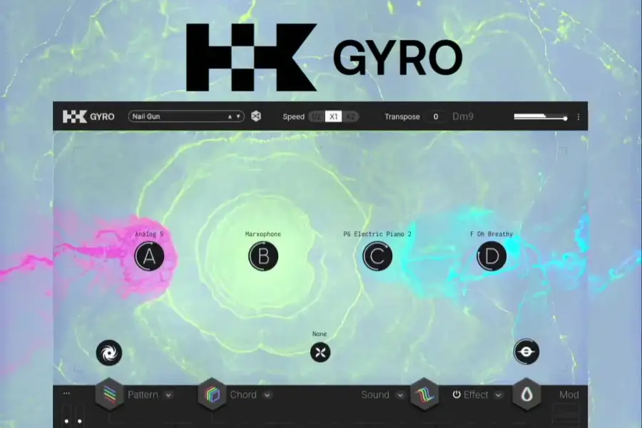 实时生成式旋律Loop乐器-10K Audio Gyro Pro