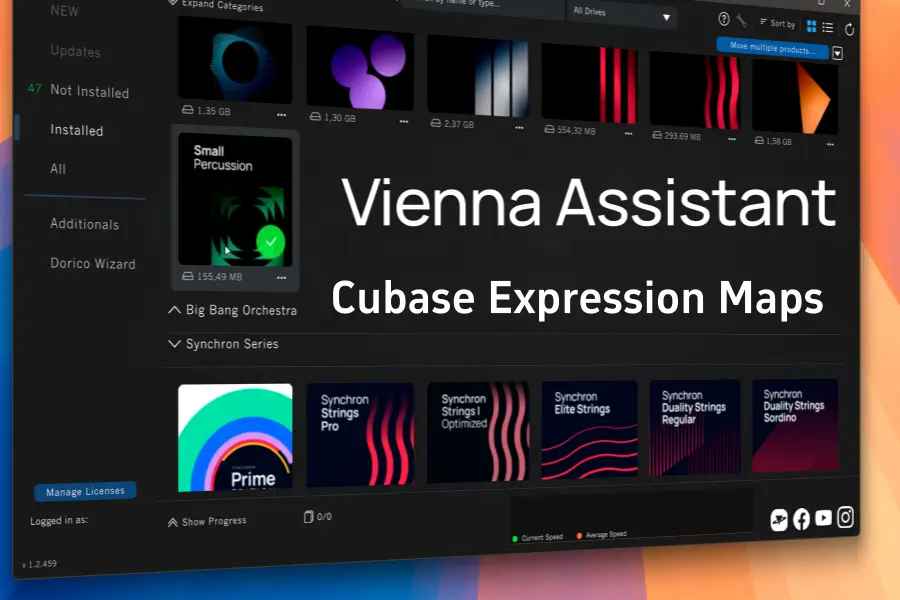 维也纳音源模板表情映射集-VSL Vienna Assistant Additionals (Cubase Expression Maps)