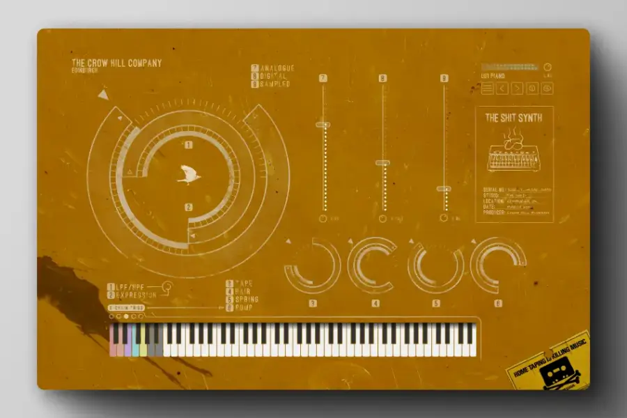低保真复古合成器-The Crow Hill Company Origins The Shit Synth
