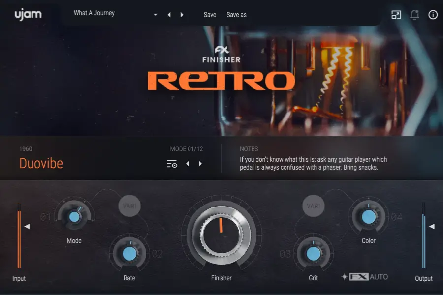 复古一键多效果器-uJAM Finisher RETRO