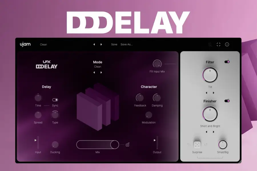 延迟效果器-uJAM UFX DELAY