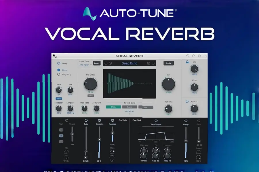 AI智能人声混响-Antares Vocal Reverb