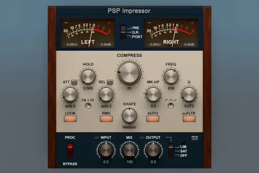 压缩限制器-PSPaudioware PSP Impressor