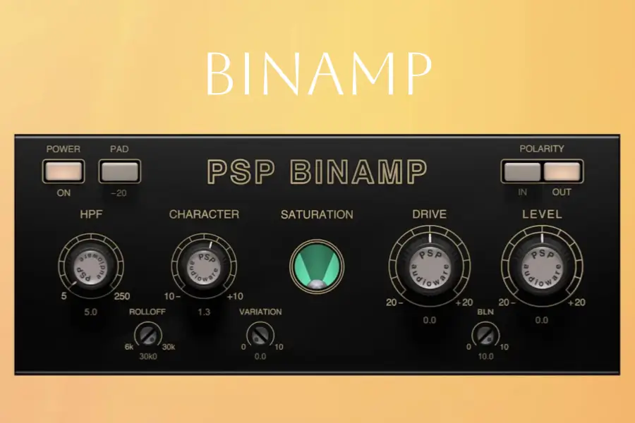 放大器饱和染色-PSPaudioware PSP BinAmp