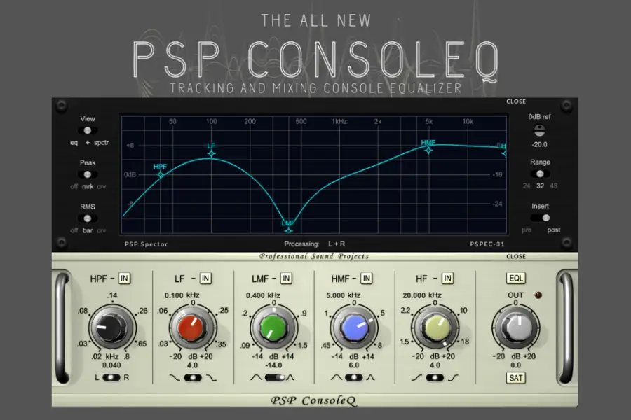 英式均衡器-PSPaudioware PSP ConsoleQ