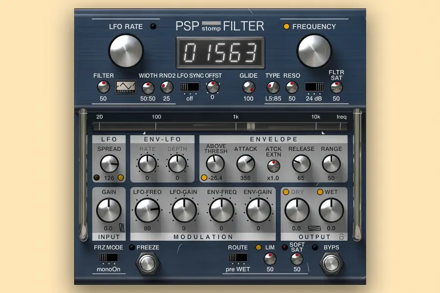 调制滤波压缩-PSPaudioware PSP stompFilter