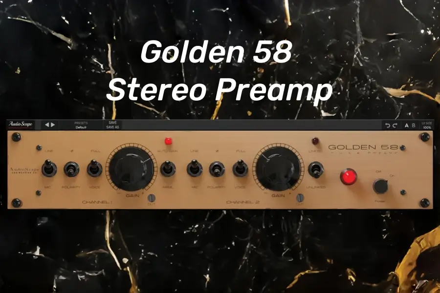 电子管话放-Kiive Audio Audioscape Golden 58 Stereo Preamp
