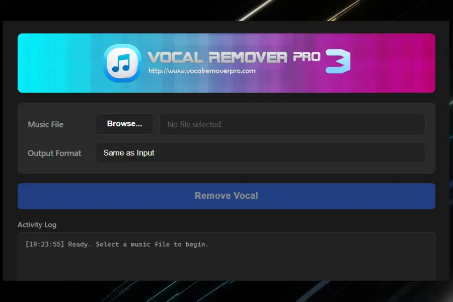 人声消除伴奏制作-Vocal Remover Pro 3