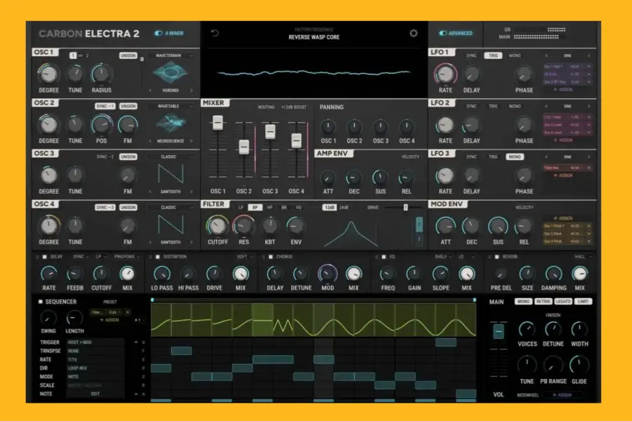 四振荡器合成器-Scaler Music Carbon Electra 2