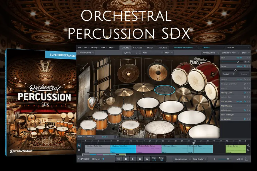 管弦打击乐-Toontrack Orchestral Percussion SDX