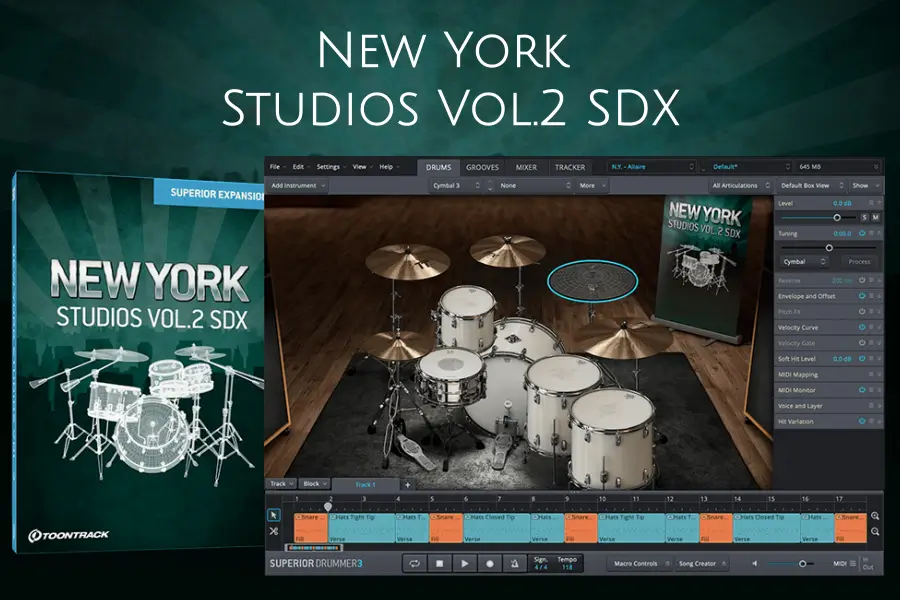 纽约工作室鼓-Toontrack New York Studios Vol.2 SDX