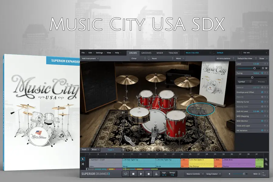 乡村民谣鼓-Toontrack Music City USA SDX