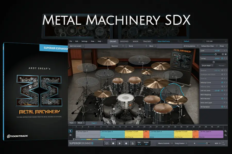 Toontrack Metal Machinery SDX