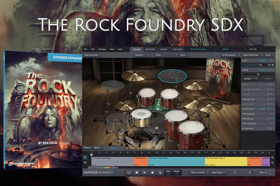 摇滚金属鼓-Toontrack The Rock Foundry SDX