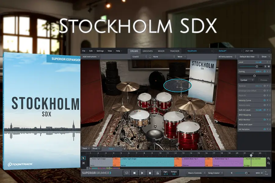 斯德哥尔摩工作室鼓-Toontrack Stockholm SDX