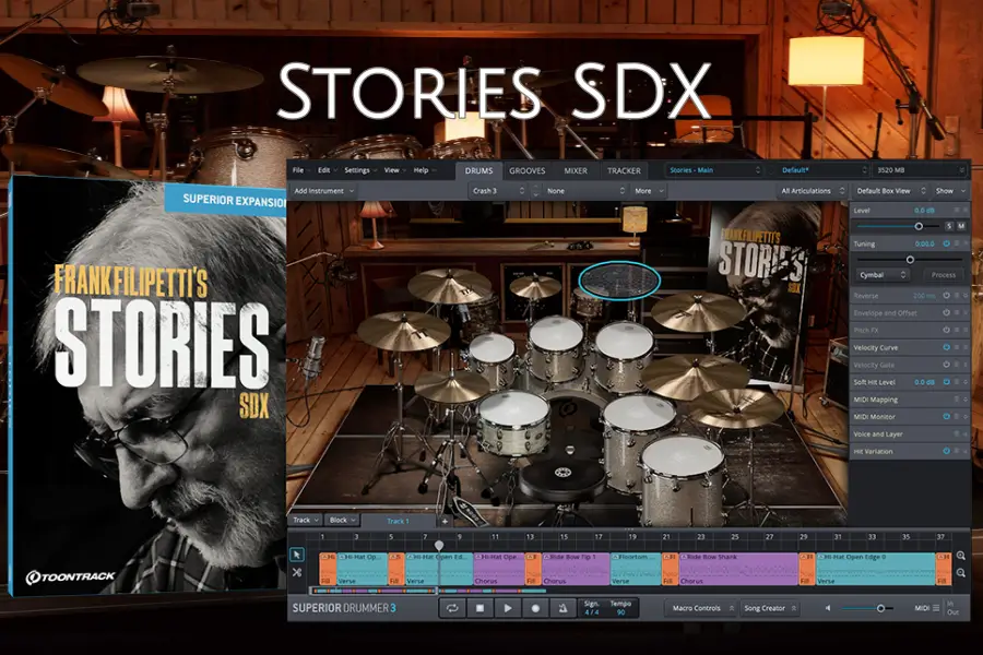 叙事架子鼓-Toontrack Stories SDX