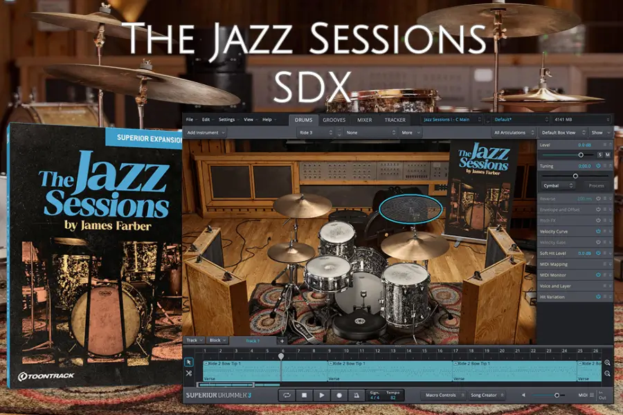 爵士鼓-Toontrack The Jazz Sessions SDX