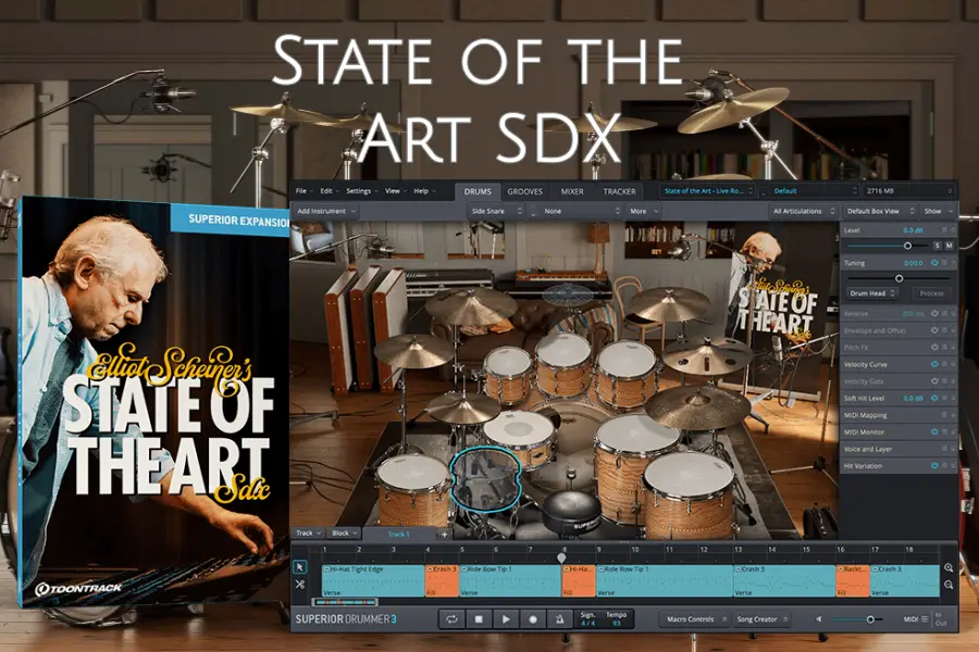 银河录音棚鼓-Toontrack State of the Art SDX