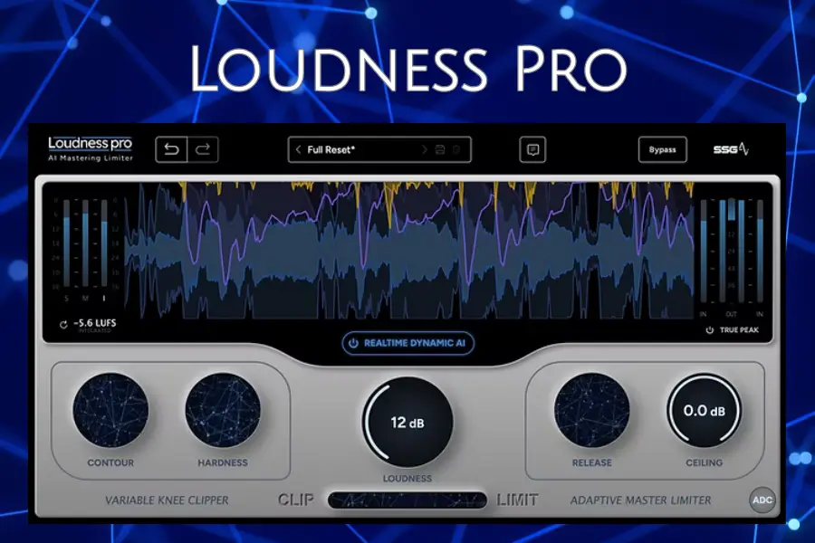 AI母带响度最大化限幅器-SSG Audio Loudness Pro