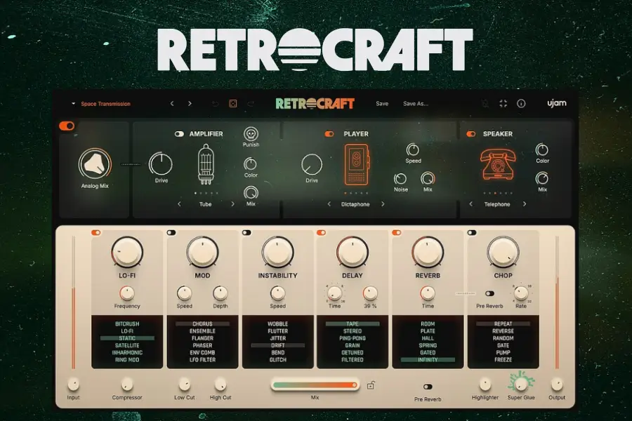 复古染色插件-uJAM RETROCRAFT