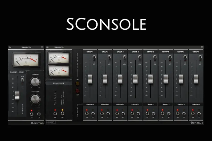 SSL风格调音台模拟通道条-Sonimus SConsole