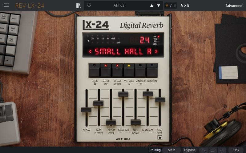 莱斯康224混响-Arturia Rev LX-24
