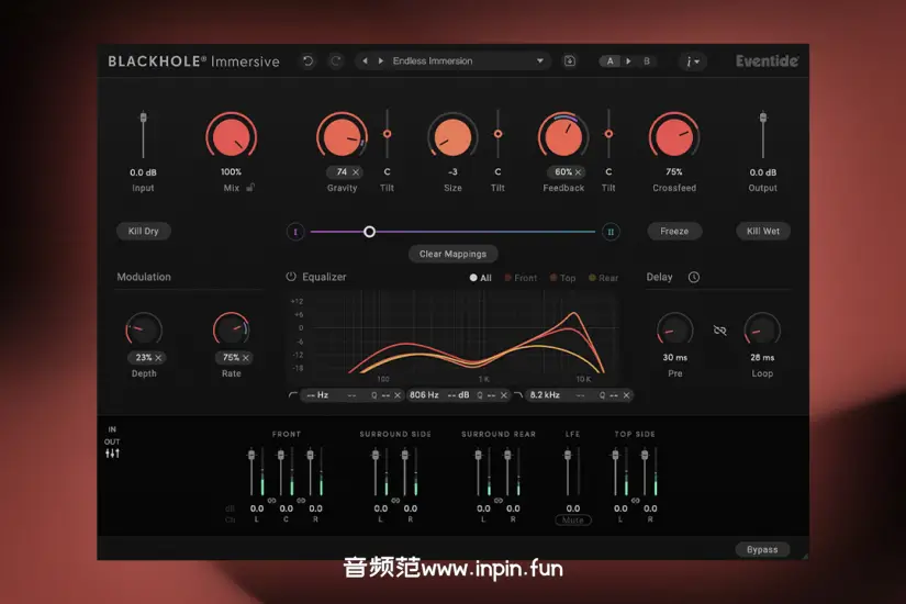 杜比环绕音混响-Eventide Blackhole Immersive