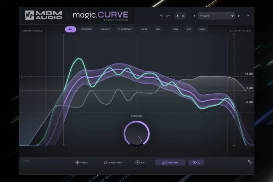 智能动态均衡器-Music By Mattie magic.CURVE